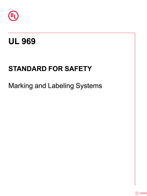 UL 969 PDF UL 969 PDF